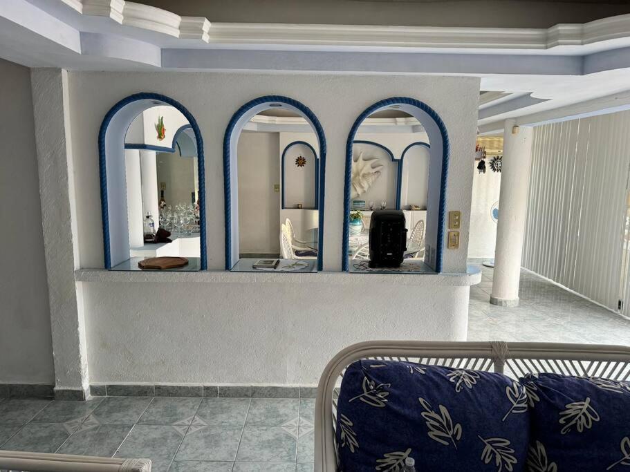 阿卡普尔科Blue Coast With Pool And Ocean View 10 To 35 P别墅 外观 照片